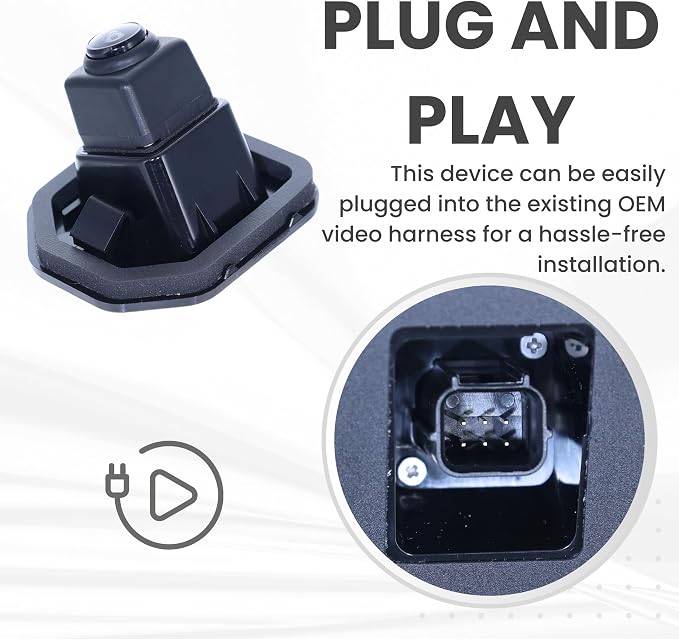 Backup Camera Replaces for Nissan 2014-2016 Rogue SV Model w/o Premium Pkg | 2017-2020 Rogue w/o AVM | 2017-2019 Rogue Hybrid w/o AVM OE Part # 284429TB0D 284429TB0A 284429TB0B 284429TB0C 284429TB1C