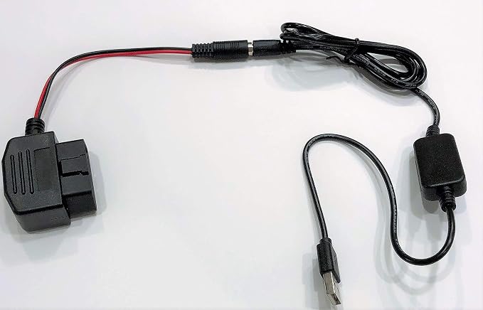 USB/9V Powered OBD Connector Memory Saver for Vehicle Battery Replacement/Disconnect Short/Long Term Memory Storage