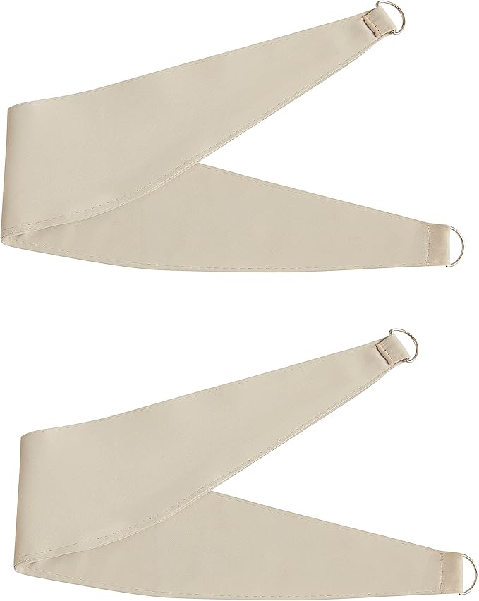 Bujasso Beige 80% Blackout Curtains with Sheer Overlay Mix and Match Double Layer Thermal Insulated Window Panels 102 inch for Living Room Bedroom Beige Drapes with Tiebacks Grommet Top 54" Wx102 Lx2