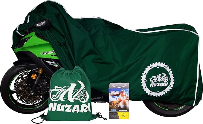 Premium Motorcycle Cover - Motorcycle Covers Waterproof Outdoor Storage - Dirt BKE Cover - Scooter Cover - Tough Motorcycle Covers L