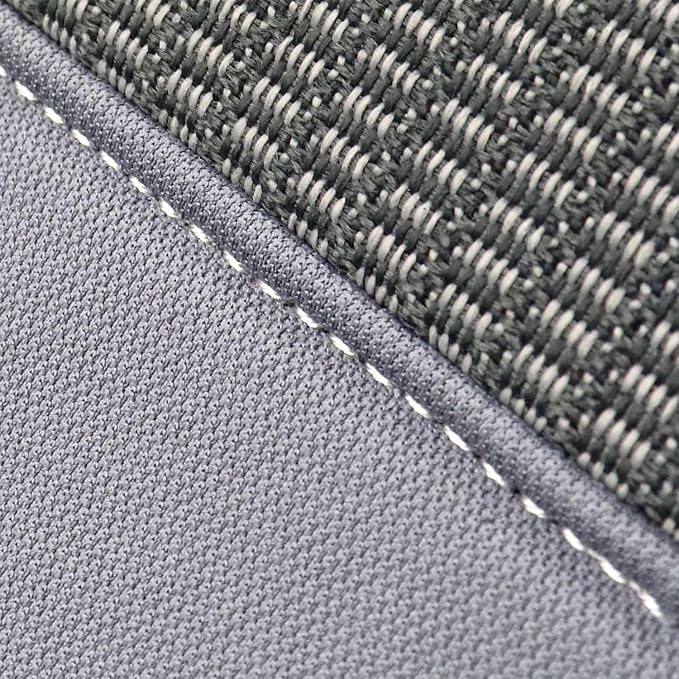 Priprilod Gray Cloth Front Driver Side Bottom Replacement Seat Cover Compatible with Dodge Ram 2500 3500 4500 5500 2006 2007 2008 2009 2010