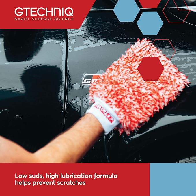 Gtechniq Car Shampoo, 2-in-1 Ceramic GWash and Hydrophobic Coating for Car Cleaning, 17 fl oz
