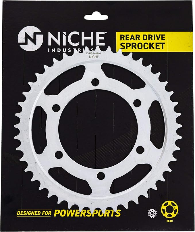NICHE Drive Sprocket Chain Combo for Yamaha MT-09 FZ09 XSR900 Front 16 Rear 45 Tooth 525HZ Standard 110 Links