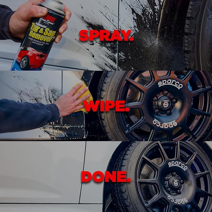 Stoner Car Care 91154-12PK Tarminator Tar, Sap, and Asphalt Remover – Fast Acting Tar and Sap Remover for Cars – Clear Coat Safe Auto Cleaner for Paint, Chrome and Wheels – 10 oz (Pack of 12)