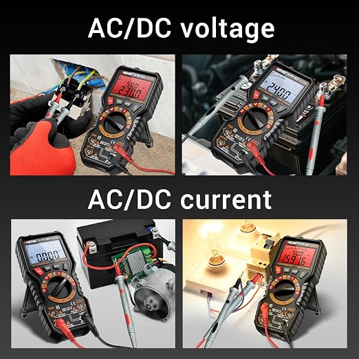 ANENG Multimeter,TRMS 20000 Counts Magnetic Digital Tester with High Resolution Auto Ranging MAX/MIN Voltmeter Measures AC/DC Voltage,Current,Resistance,Capacitance, NCV,Data Hold Amp for Automotive