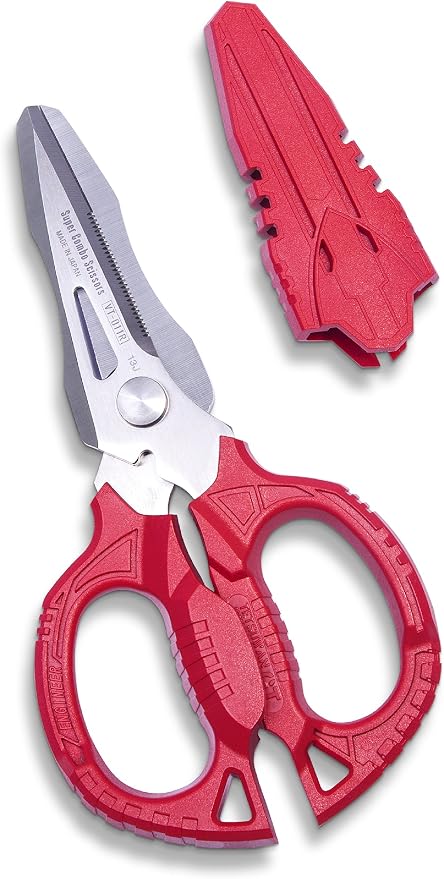 VamPLIERS VT-001 6.25" Screw Extraction Pliers + VT-011 4-in-1 Multi-Purpose Super Combo Scissors Bundle