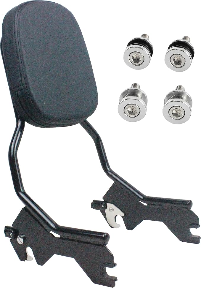 YHMOTO Detachable Sissy Bar Upright Passenger Backrest With Docking Hardware Kit Fit For Harley Softail Slim FLSL Heritage Classic FLHCS FLHC Street Bob FXBB 2018-2023