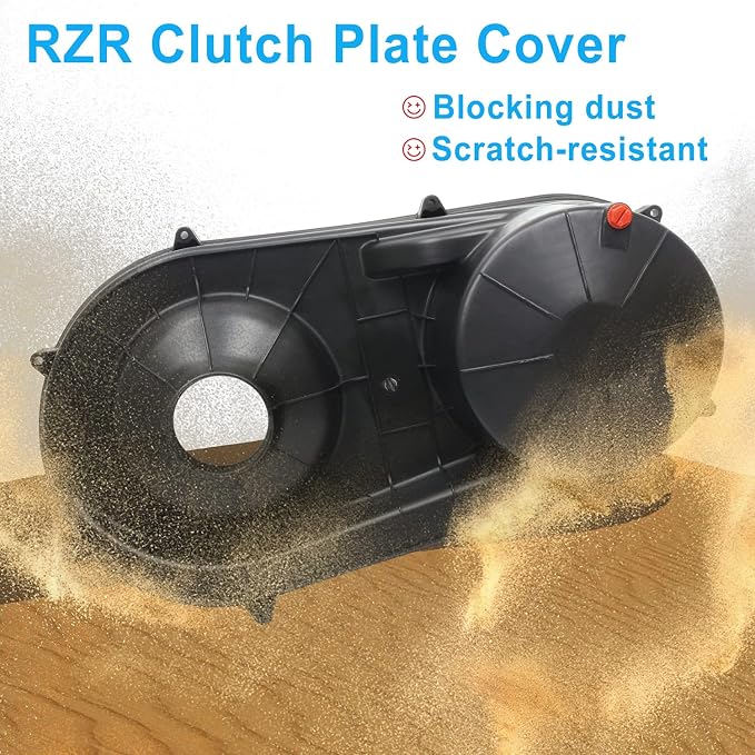 Outer Clutch Cover Compatible with Polaris RZR, CVT Variator Clutch Plate Cover Transmission Belt Box Housing Compatible with 2015-2023 Polaris RZR XP 1000/General 1000/900 S,Replace #2635611