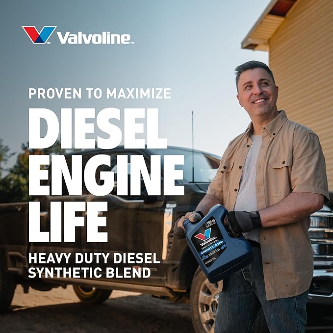 Valvoline Heavy Duty Synthetic Blend 15W-40 Diesel Engine Oil 2.5 Gallon