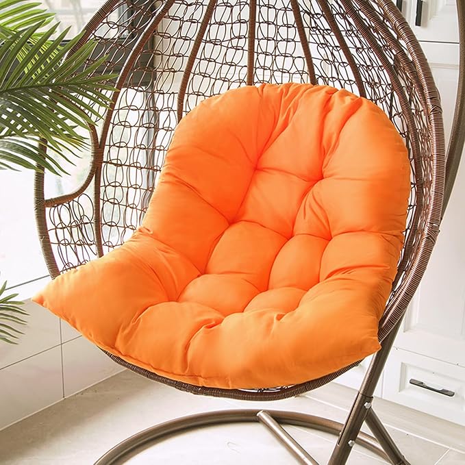 Hammock Swing Chair Cushion, Hanging Basket Seat Cushion Pillow, Soft Hanging Egg Chair Back Cushions Pads, for Indoor and Outdoor Garden Offices