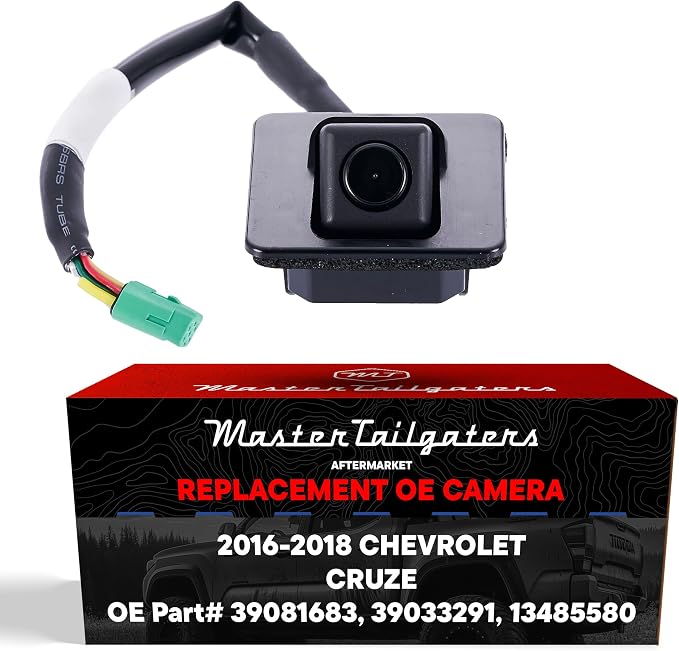 Master Tailgaters Replacement for Chevrolet Cruze Sedan (2016-2018) Backup Camera OE Part # 39081683, 39033291, 13485580