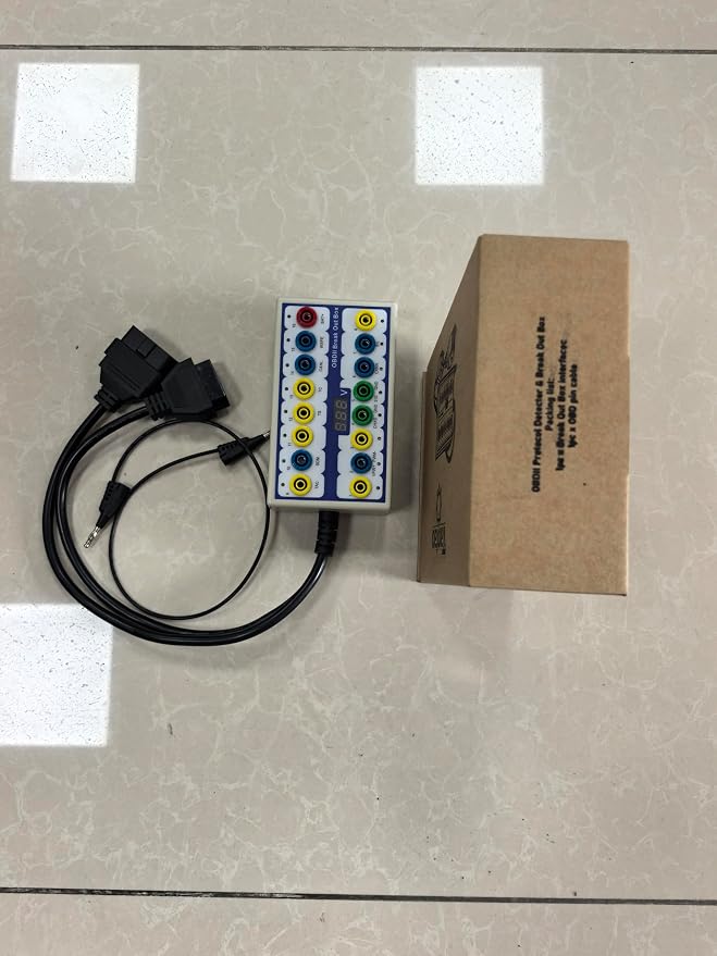 Taotao OBDII Diagnosis Scan Tool Protocol Detector ＆ Break Out Box OBD Diagnostic Tool OBD line Signal Text car Fault Diagnostic Tool