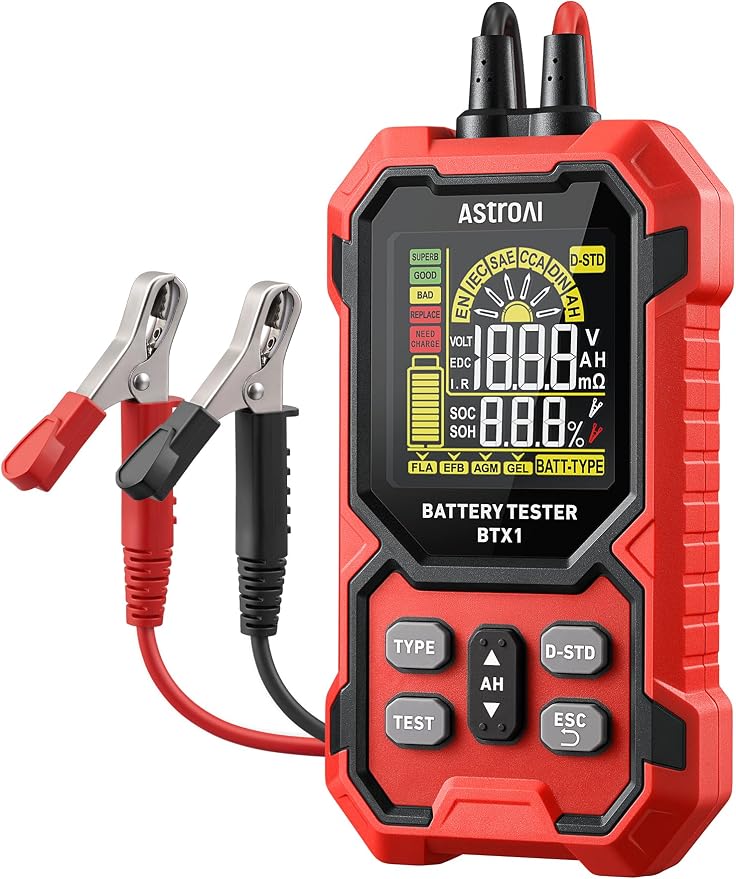 AstroAI S8 Car Battery Jump Starter with Car Battery Tester