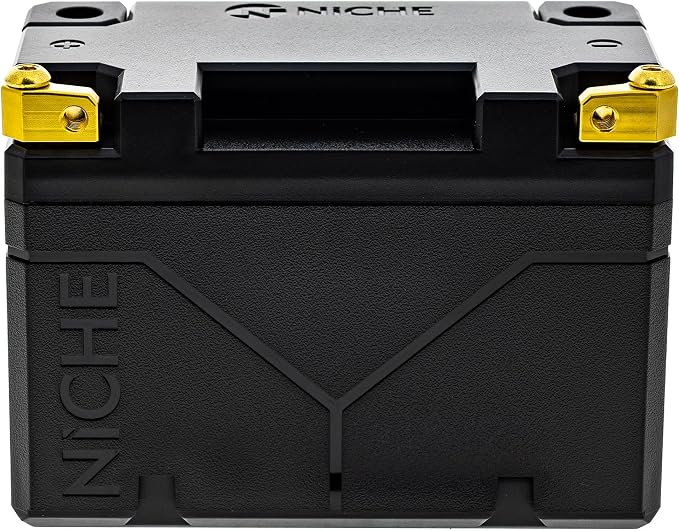 NICHE Lithium Battery with Charger YTX9-BS YTZ12S 12V 240A for Honda Yamaha Polaris Kawasaki KTM ATV Motorcycle