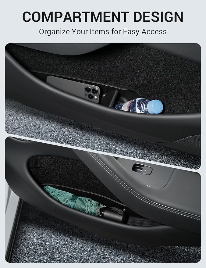 Motrobe Tesla Model Y Garbage Bag and Tesla Model Y Juniper Door Side Storage Box