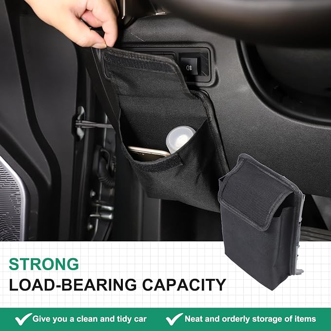 Center Console Lower Storage Main Driving Bag Compatible with Hummer EV SUV Pickup Accessories 2022-2024-2025-2026 Multifunction Organizer Box for Glasses Phone Coin Key Card Expansion Interior