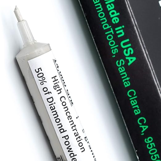 TechDiamondTools Kit of 3 Diamond Polishing Compound Polishing Paste USA Made 3000 5000 14000 Grit for Marble Glass Metal Rock Jewelry Resin Silver Gemstone with High Concentration of Diamond Powder