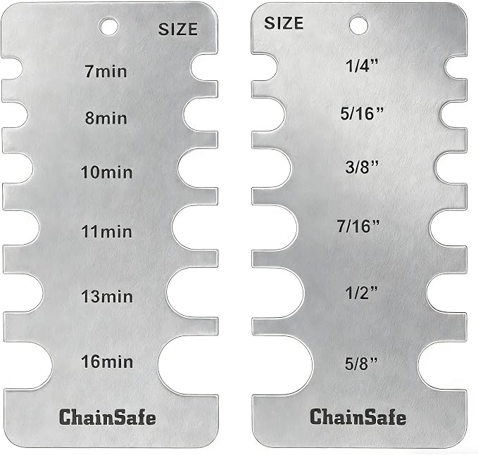 BT-106CSF Chainsafe Chain Wear Gauge Measurement, Trailer Chain Inspection Tool for Semi-Trucks Commercial Trailers,1 Pack