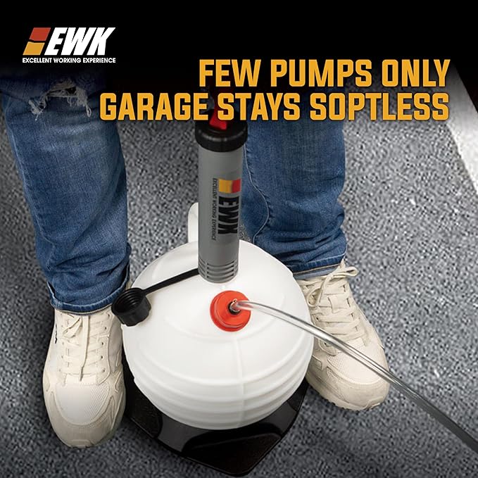 EWK 6L Vacuum Oil Extractor Pump, Portable Fluid Extractor Oil Change Pump for Automotive, Marine Boat, Jet Ski, Fast Oil Change & Quick Drain Fluid Transfer Pump