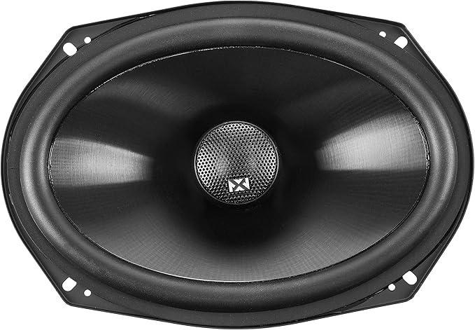 NVX VSP69 900W Peak (300W RMS) 6x9 V-Series 2-Way Coaxial Speakers with 25mm Silk Dome Tweeters