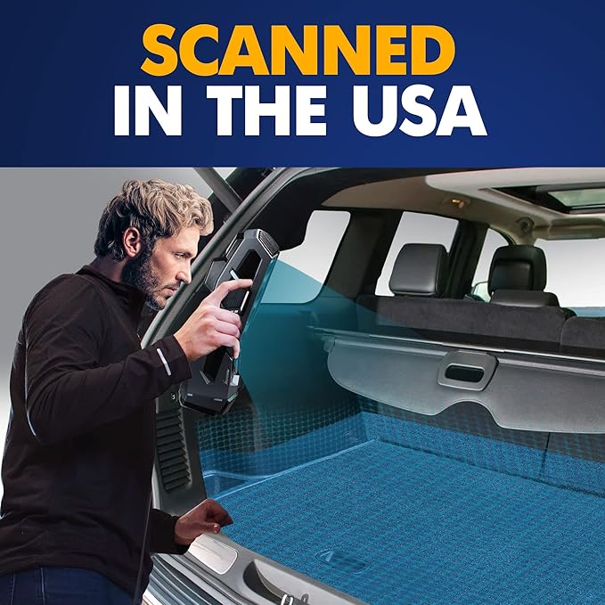 Premium Cargo Liner for Jeep Grand Cherokee 5 Seat Model Trunk Layout Behind 2nd Row 2022-2026 - 100% Protection - Car Trunk Mat - All-Season Cargo Mat - 3D Shaped Laser Measured Trunk Liners