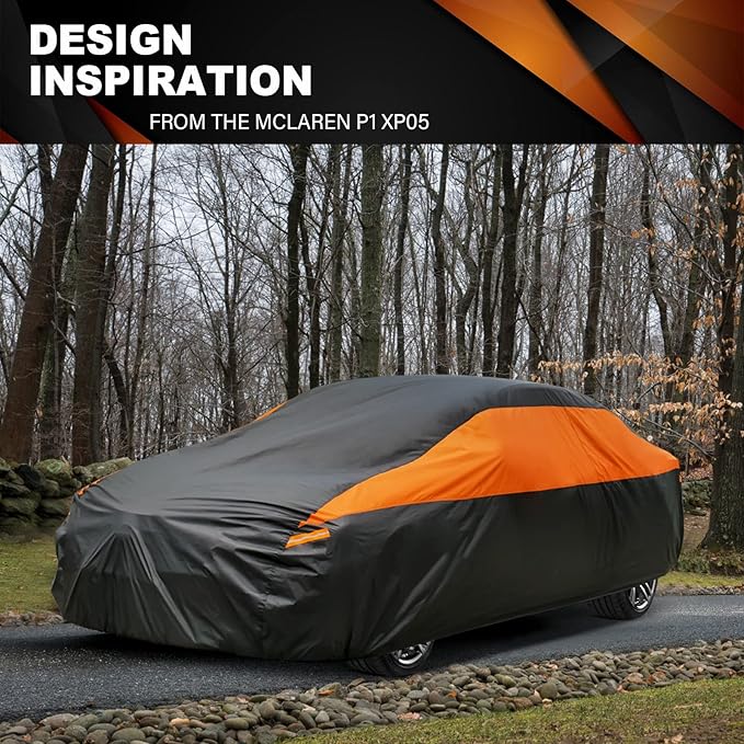 GUNHYI SUV Car Cover for Automobiles All Weather Waterproof, Universal Fit Buick Encore, Chevrolet Trax, Ford Escape, Jeep Compass, Kia Sportage, Nissan Kicks, Subaru Forester etc.