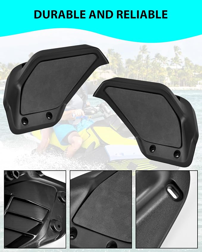 SAUTVS Step Wedges Footboards Pedal for Sea Doo Spark, Foot Rest Kit With 45 Degree Slope Footrest for Sea-Doo Spark 2024+ Accessories (2PCS, Replace #295101263)