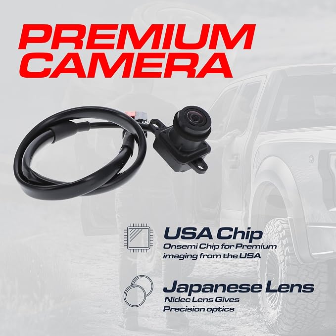 Master Tailgaters Replacement for Ram ProMaster Cargo Van (2014-2020) Backup Camera OE Part # 6MJ97ZZZAA, 5NC22JXWAA, 5NC22JXWAB, 5NC22RXFAB, 5NC22RXFAD, 68288201AA, 68288201AC, 6MJ97TZZAA