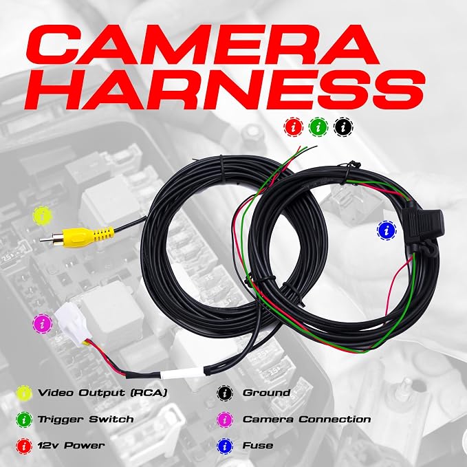 Master Tailgaters Emblem Backup Camera Replacement for Ford F150, F250, F350, F450, F550 (2004-2016), Flex (2009-2012) | IP68 Waterproof | Easy to Install | Genuine Ford Emblem