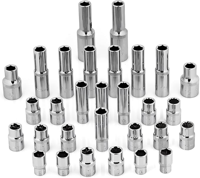 BRAZEN 10mm Socket Shop Pack (30 pcs, Multi-Type)