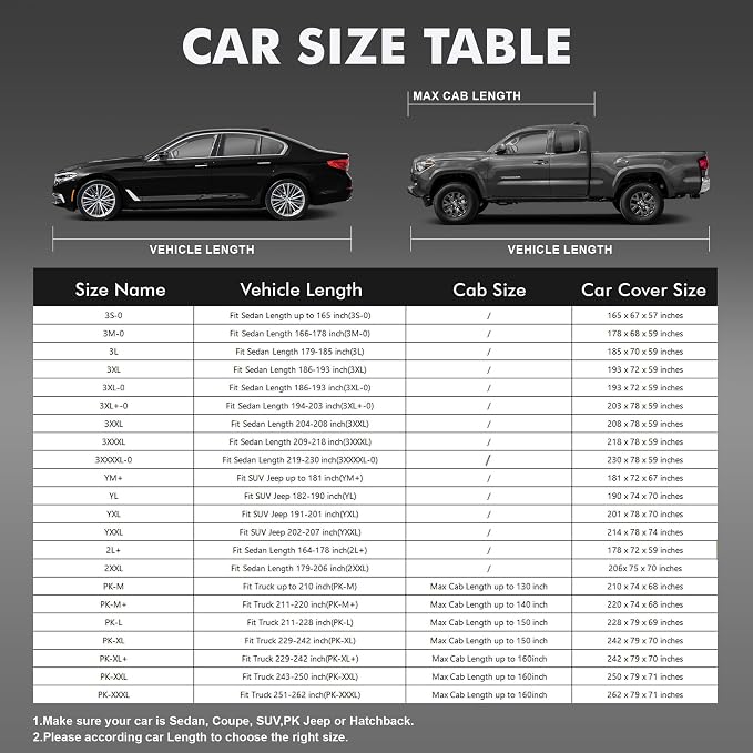 Car Cover Waterproof All-Weather,Heavy-Duty Outdoor Full Exterior Automobiles Sedan/Coupe (Length 204-208 inch) with Windshield Sun Shade Universal Fit Lexus ES350, Tesla Model S,BMW 740i etc