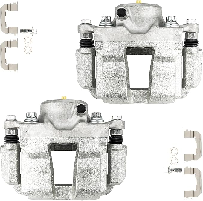 KAX 19B6460S+19B6461S Brake Caliper Compatible with Kia Optima 2011-2016 2.4L, Hyundai Sonata 2012-2015 2.4L, Hyundai Sonata 2012-2014 2.0T, Front Disc Brake Caliper