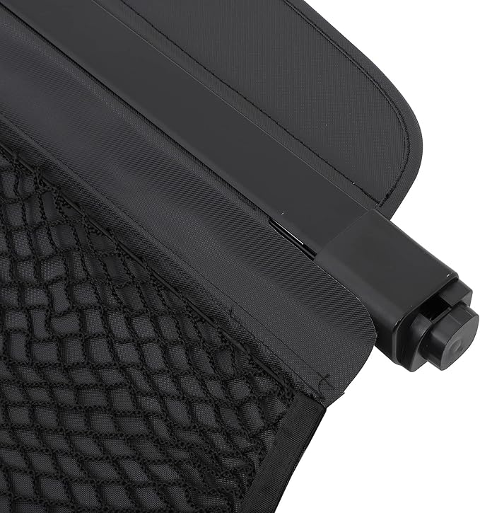 SCITOO Cargo Cover Shade for 2016 2017 2018 Fit for Smart Fortwo Accessories Retractable Rear Trunk Anti-Peeping Security Shade with Extra Storage Net Easy to Install