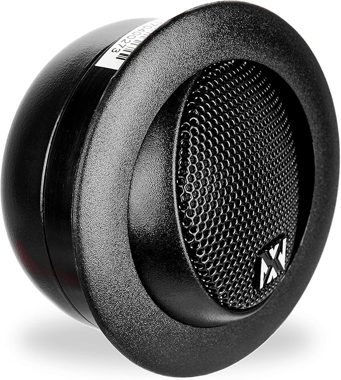 NVX VSPTW 450W Peak (150W RMS) 1" (25mm) V-Series Silk-Dome Car Audio Tweeters and Crossovers