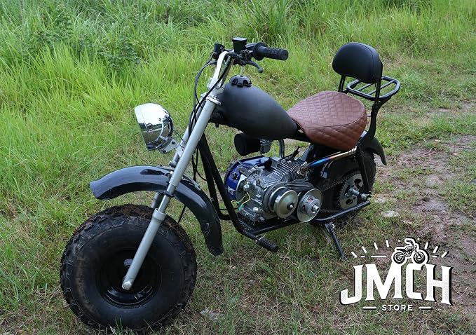 JMCHstore Backrest Cargo Rack for Baja Massimo MB200, Baja Heat, Mini Baja, Baja Warrior, Baja Carbon 6.5 196cc Mini Bike Cushion Luggage Parts