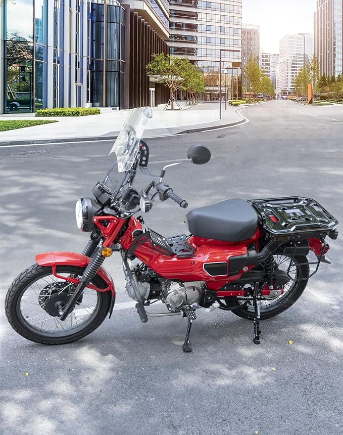 KEMIMOTO CT125 Side Stand Kickstand Extension - Adjustable Height （7.09" - 9.45"） - Compatible with CT125 Trail 125 2021 2022 2023 2024 2025 2026