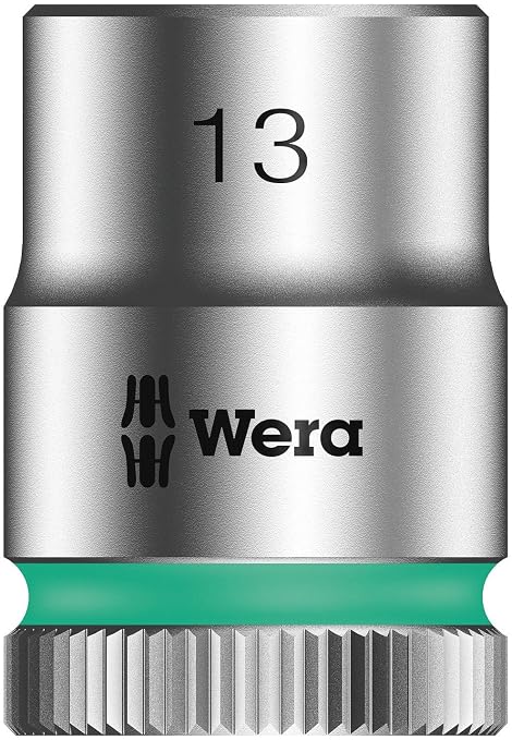 WERA 05003973001 Belt B 4 Zyklop Socket Set, 3/8" Drive, 9 Pieces