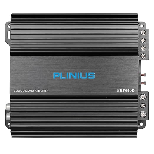 Audio Systems 1 Channel Car Amplifier - 600 Watts, Monoblock Class D Amp, 1-4 Ohm Stable, Mosfet Power Supply