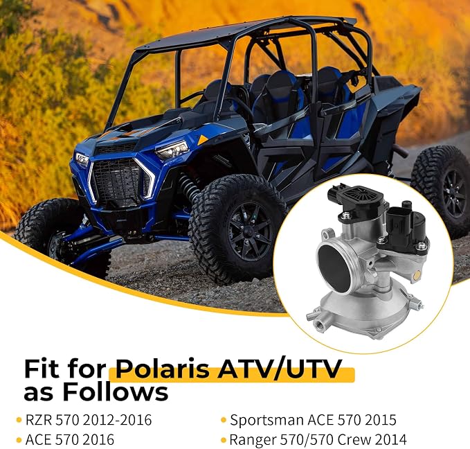 M MATI Throttle Body for Polaris Ranger RZR Sportsman ACE 570 2012-2014 1204284 1205098