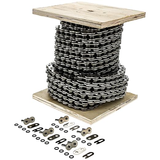 NICHE 630 O-Ring Motorcycle Drive Chain Bulk Reel with 5 Connecting Master Link (25 Feet)