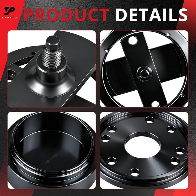 Crankshaft Seal Remover & Installer Tool Set, 1 Set | Front & Rear,Wear Sleeve Installer Included,Fits Cummins 3.9L 5.9L 6.7L 1989-2016,Replace 3824500,ST-224C,3824078,3824498