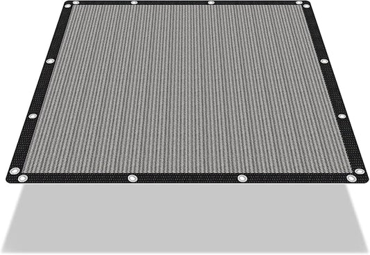 90% Shade Cloth Sun Shade Fabric Privacy Screen Shade Cover for Patio Garden Pergola Shade Cover Canopy with Gromments