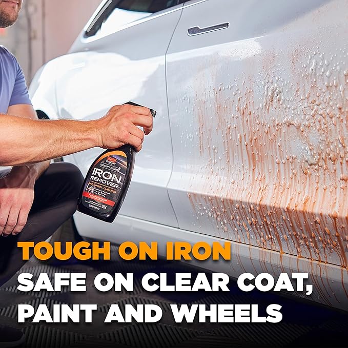 Stoner Car Care 92106 Iron Remover & Wheel Cleaner – Odorless Iron Fallout & Brake Dust Remover for Paint, Wheels & Glass – pH Balanced Rust Decontaminant with Color Indicator – 1 Gallon