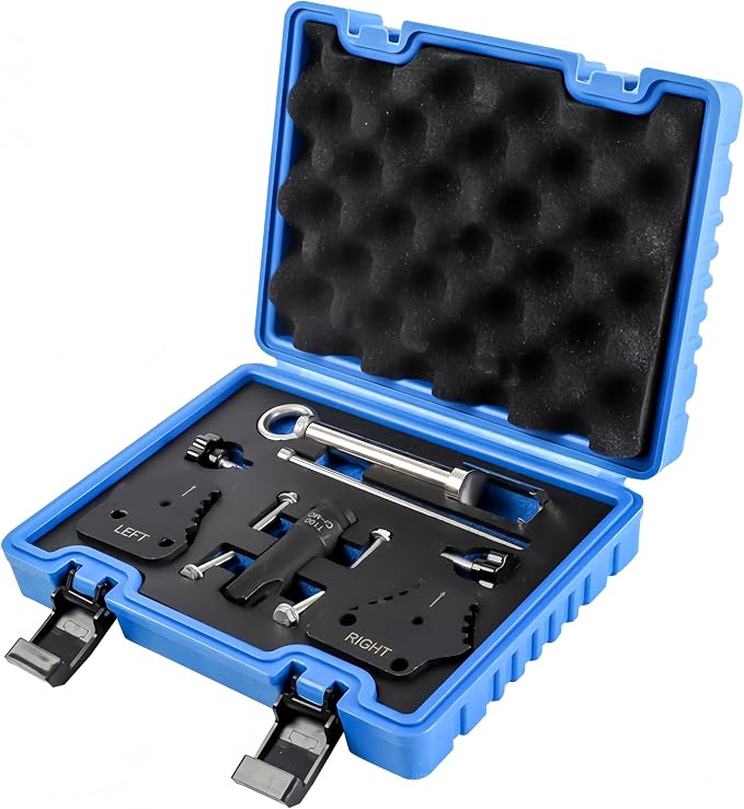 Timing Gear Holder Retainer Tool Set Compatible with Mercedes Benz Maybach M276 M278 Engines, Camshaft Sprocket Screw Removal Installation Tool Kit, with T100 Socket & Fuel Injector Puller