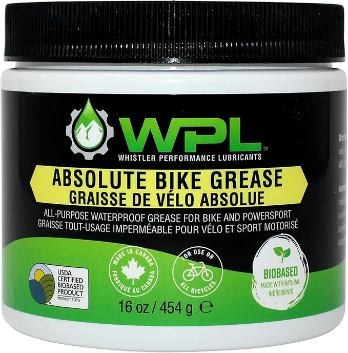 WPL Absolute Bicycle Grease - All-Purpose Bike Grease and Lube for Pedals, Forks, Chains, and Wheel Bearings