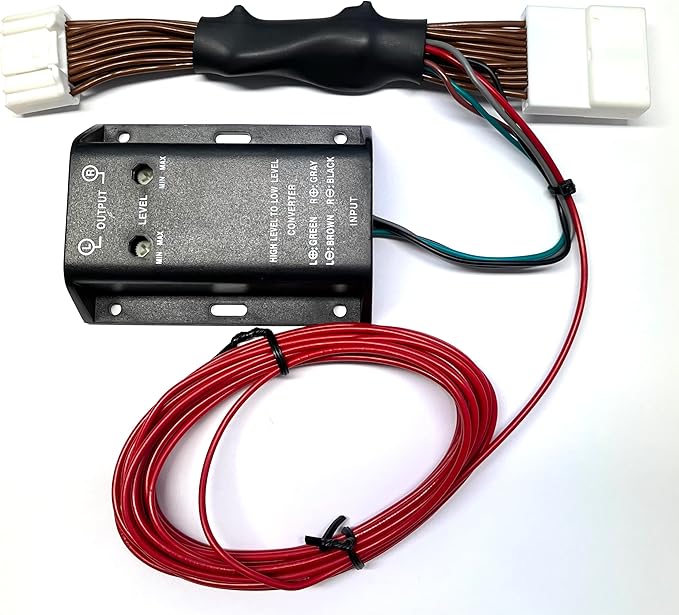 Add an Amp Amplifier Adapter Interface to Factory OEM Car Stereo Radio System for Select Infinit Nissan and Subaru Vehicles- Add Subwoofer Bass Amp - Important: See Compatible Vehicles Listed Below
