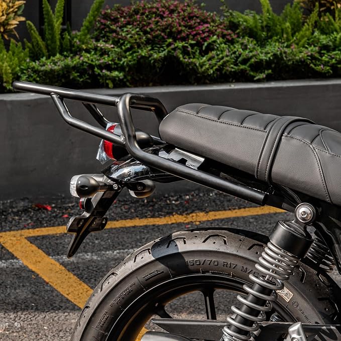 Motorcycle Rear Luggage Rack Basket Support Shelf Fits for T-riumph Street Twin 900 2016-2022 Speed Twin 900 2023-2024 Trunk Cargo Carrier Mount Bracket Holder
