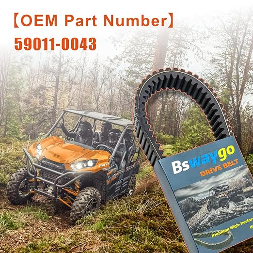 CVT Drive Belt Heavy-Duty Compatible with Kawasaki Teryx 800 /Teryx4 2016-2025, Teryx CAMO/LE 2016-2021, Teryx4 S LE 2021-2024, Replacement for 59011-0043
