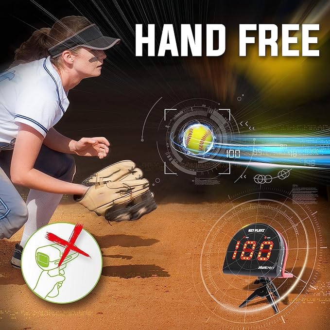 Softball Gfits Training Equipment & Gear - Radars, Speed Sensors (Hands-Free) Radar Guns, Pitching Speed Guns