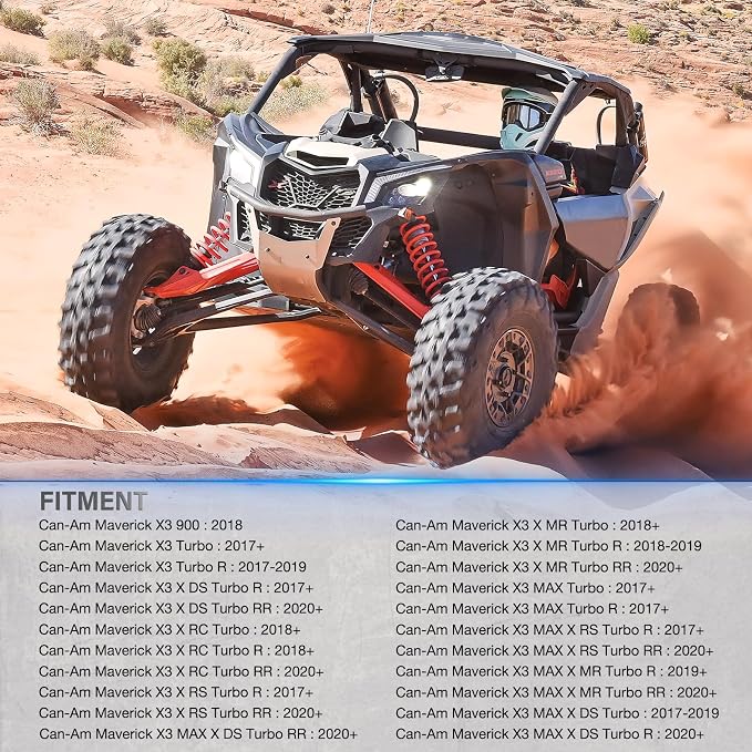 Frokom 4x137 Wheel Spacers,2 Inch Wheel Spacers with 12×1.5 Studs Fit For Honda Pioneer 1000,Can-Am Maverick X3-2 Pack